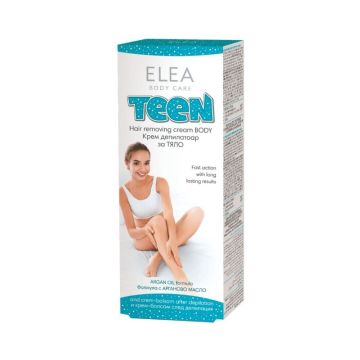Elea Teen Депилиращ крем за тяло с арганово масло 75 гр