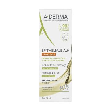 A-Derma Epitheliale А.Н Натурално масажно олио срещу белези и стрии 100 мл