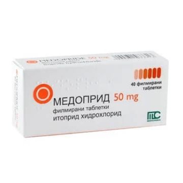 Медоприд 50 мг х 40 таблетки Medochemie