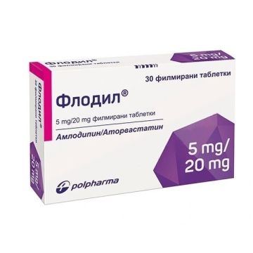 Флодил 5 мг/20 мг x 30 таблетки Polpharma