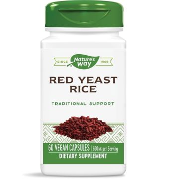 Nature's Way Red Yeast Rice Червен ориз (дрожди) х 60 капсули