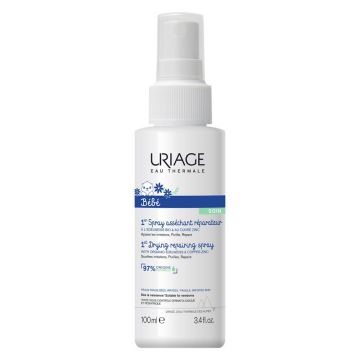 Uriage Bebe 1er Cu-Zn+ Spray Противовъзпалителен спрей с цинк, мед и органичен еделвайс 100 мл