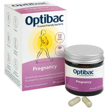 OptiBac Probiotics Pregnacy Пробиотик при бременност 30 капсули