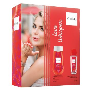 C-Thru Love Whisper Парфюмен спрей за жени 75 мл + C-Thru Love Whisper Душ гел за тяло 250 мл Комплект