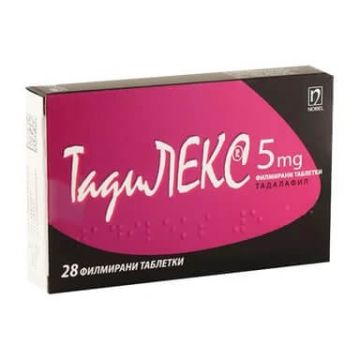 Тадилекс 5 мг x 28 таблетки Nobel Pharma