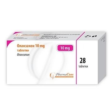 Оланзакон 10 мг х 28 таблетки PharmaCons