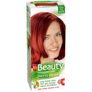 MM Beauty Phyto Colour Трайна фито боя за коса, М11 Гранатово червен