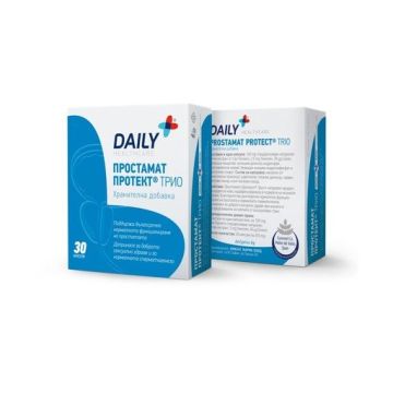 Daily+ Простамат протект трио за простатата х30 капсули Chemax Pharma