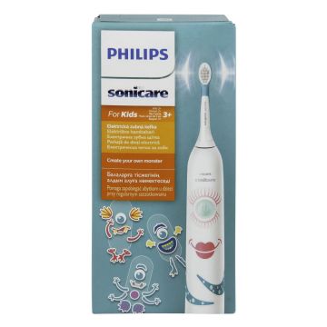 Електрическа звукова четка за зъби за деца 3+ Philips Sonicare For Kids HX3411/01
