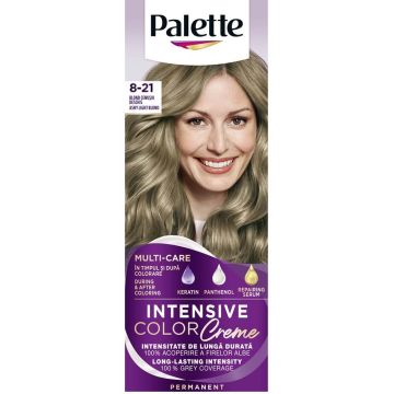 Palette Intensive Color Creme Дълготрайна крем боя за коса 8-21 Ashy Light Blond