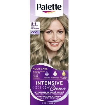Palette Intensive Color Creme Дълготрайна крем боя за коса 8-1 Ashy Light Blond