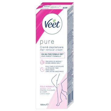 Veet Pure Депилиращ крем за нормална кожа 100 мл