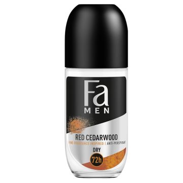 Fa Men Red Cedarwood Антиперспирант против изпотяване за мъже с аромат на червен кедър рол-он 50 мл