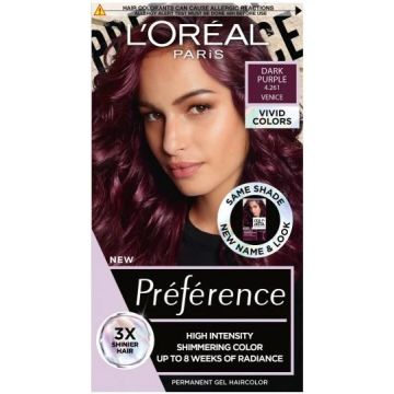 L'Oreal Preference Vivid Colors Боя за коса 4.261 Dark Purple 