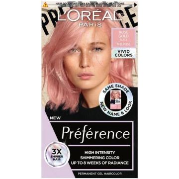 L'Oreal Preference Vivid Colors Боя за коса 9.213 Rose Gold