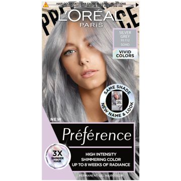 L’Oreal Preference Vivid Colors Боя за коса 10.112 Silver Grey