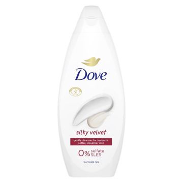 Dove Silky Velvet Хидратиращ душ гел 250 мл