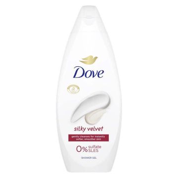 Dove Silky Velvet Хидратиращ душ гел 450 мл