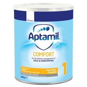 Aptamil Comfort 1 Мляко за кърмачета с леки храносмилателни проблеми 0-6 месеца 400 г
