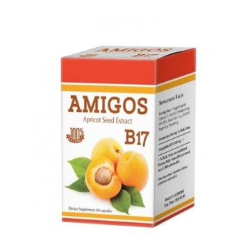 Amigos B17 Амигдалин при ракови заболявания 100 мг х 60 капсули Dr. Green