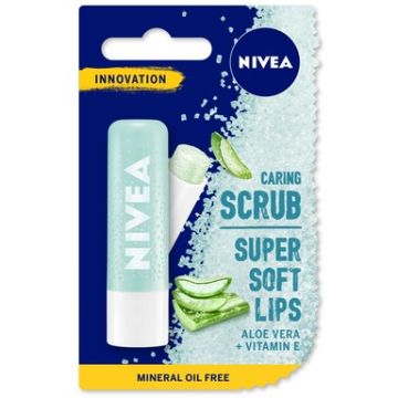 Nivea Lip Care Scrub Балсам пилинг за устни с алое вера 4.8 гр