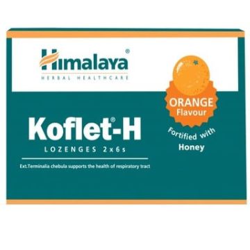 Konflet-H Билкови пастили с вкус на портокал х12 бр Himalaya