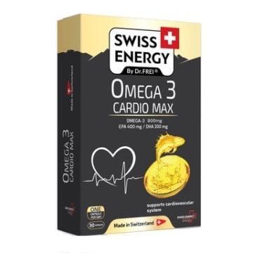 Swiss Energy Омега 3 Кардио Макс х30 капсули
