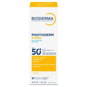 Bioderma Photoderm Creme Слънцезащитен крем за чувствителна суха кожа SPF50+ 40 мл