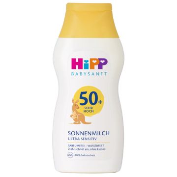 HiPP Baby Слънцезащитно мляко за бебета SPF50+ 200 мл