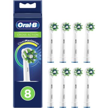 Oral-B Cross Action Накрайници за електрическа четка за зъби х 8 бр
