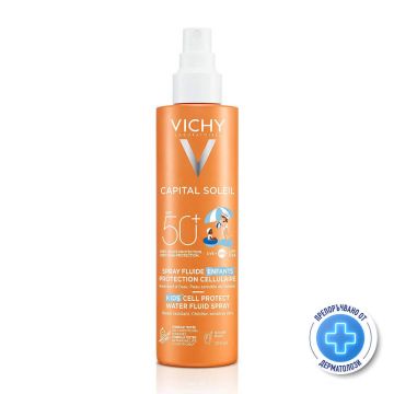 Vichy Capital Soleil Kids Детски слънцезащитен флуид за лице и тяло SPF50+ 200 мл