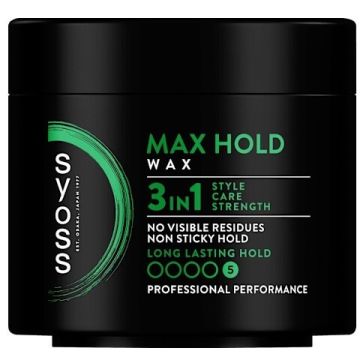 Syoss Max Hold Вакса за коса с мега силна фиксация 150 мл