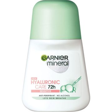 Garnier Mineral Hyaluronic Care Дезодорант рол-он против изпотяване за жени 50 мл