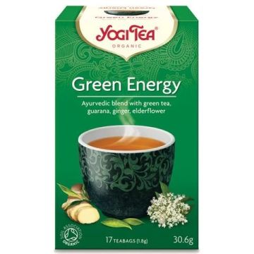 Yogi Tea Зелена енергия аюрведичен био чай 17 пакетчета