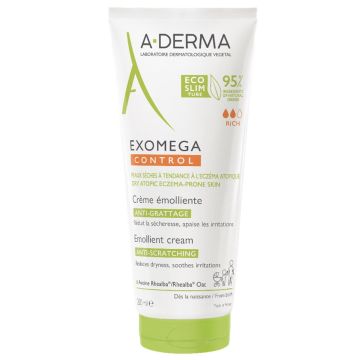 A-Derma Exomega Control Емолиентен крем за суха и атопична кожа 200 мл Еко туба