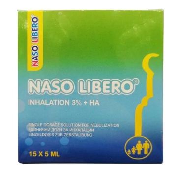 Naso Libero Inhalation 3% + HA разтвор за инхалации в монодози 5мл х 15 ампули