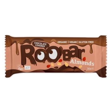 ROO’BAR Бадемово барче с био шоколад 30 гр