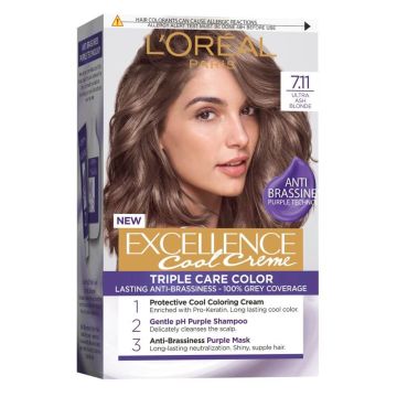 L’Oreal Excellence Cool Creme Боя за коса 7.11 Ultra Ash Blonde