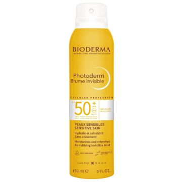 Bioderma Photoderm Слънцезащитен прозрачен спрей SPF50+ 150 мл