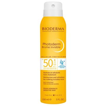 Bioderma Photoderm Слънцезащитен прозрачен спрей SPF50+ 150 мл