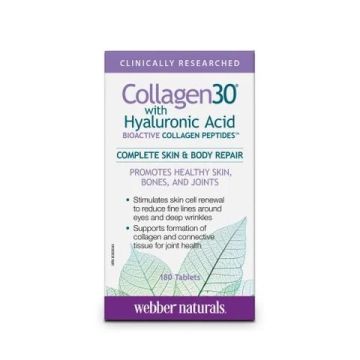 Webber Naturals Collagen30 + Hyaluronic Acid Колаген 30 + Хиалуронова киселина х180 таблетки