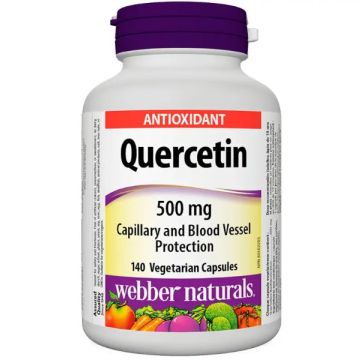 Webber Naturals Quercetin Кварцетин 500 мг х140 веган капсули