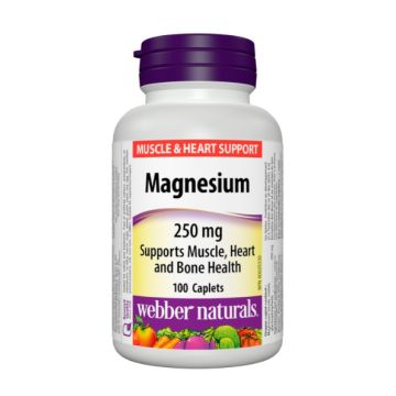 Webber Naturals Магнезий 250 мг х 100 каплети