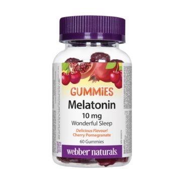 Webber Naturals Мелатонин 10 мг Гъми х 90 желирани таблетки