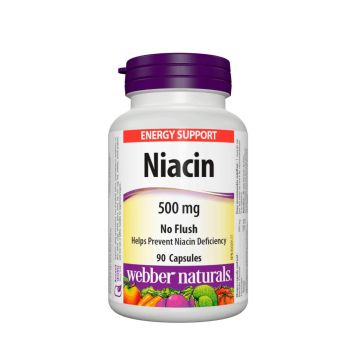 Webber Naturals Ниацин Инозитол Хексаникотинат 560 мг x90 капсули