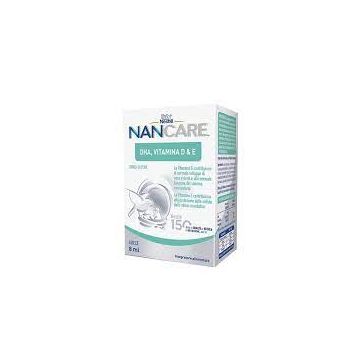Nestle NAN Care DHA, Vitamina D & E Омега-3, витамин D и Е капки за здрави кости и имунитет 8 мл