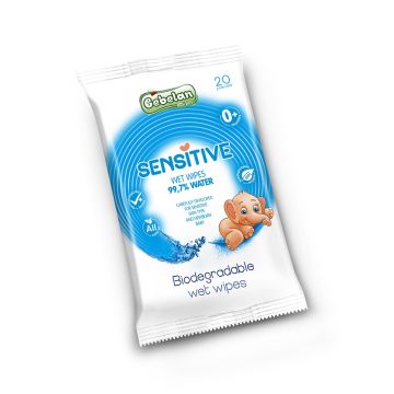 Bebelan Sensitive Бебешки мокри кърпи за чувствителна кожа х20 бр
