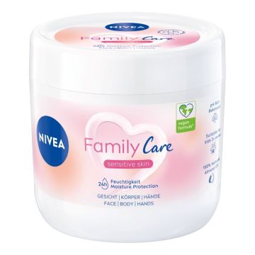 Nivea Family Care Успокояващ крем за лице, ръце и тяло 450 мл