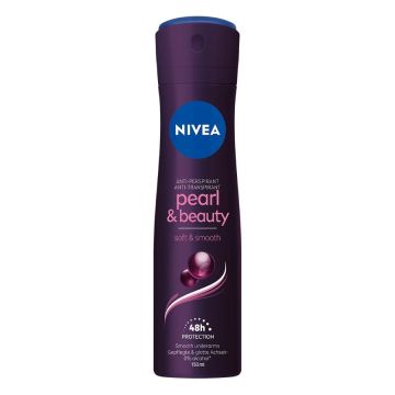 Nivea Pearl & Beauty Black Дезодорант спрей против изпотяване за жени 150 мл
