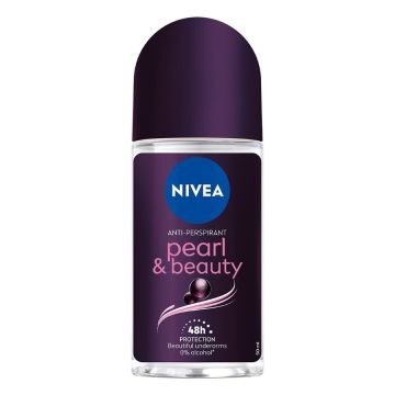 Nivea Pearl & Beauty Black Дезодорант рол-он против изпотяване за жени 50 мл